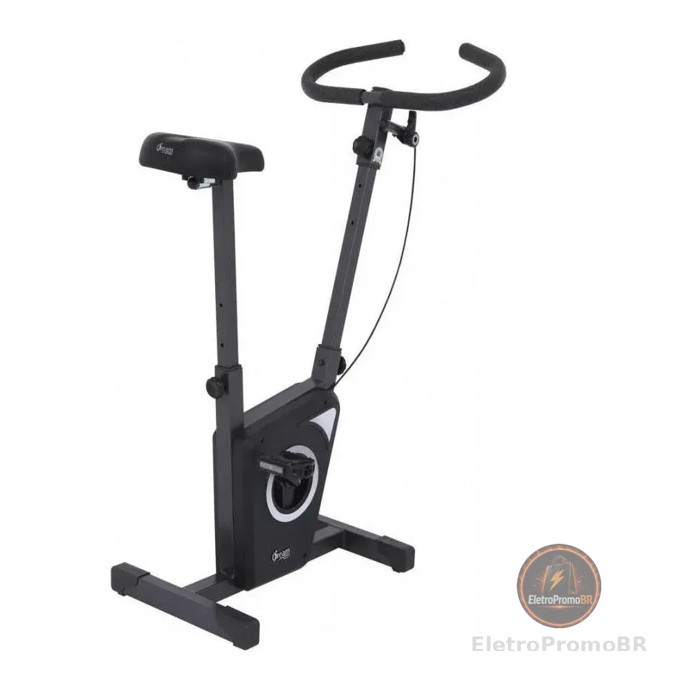 Bicicleta Ergométrica Vertical Dream Fitness EX 450 Uso Doméstico Residencial Chumbo