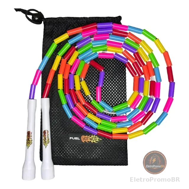 Corda De Pular Beaded Rope Jump Dance Freestyle Ajustável