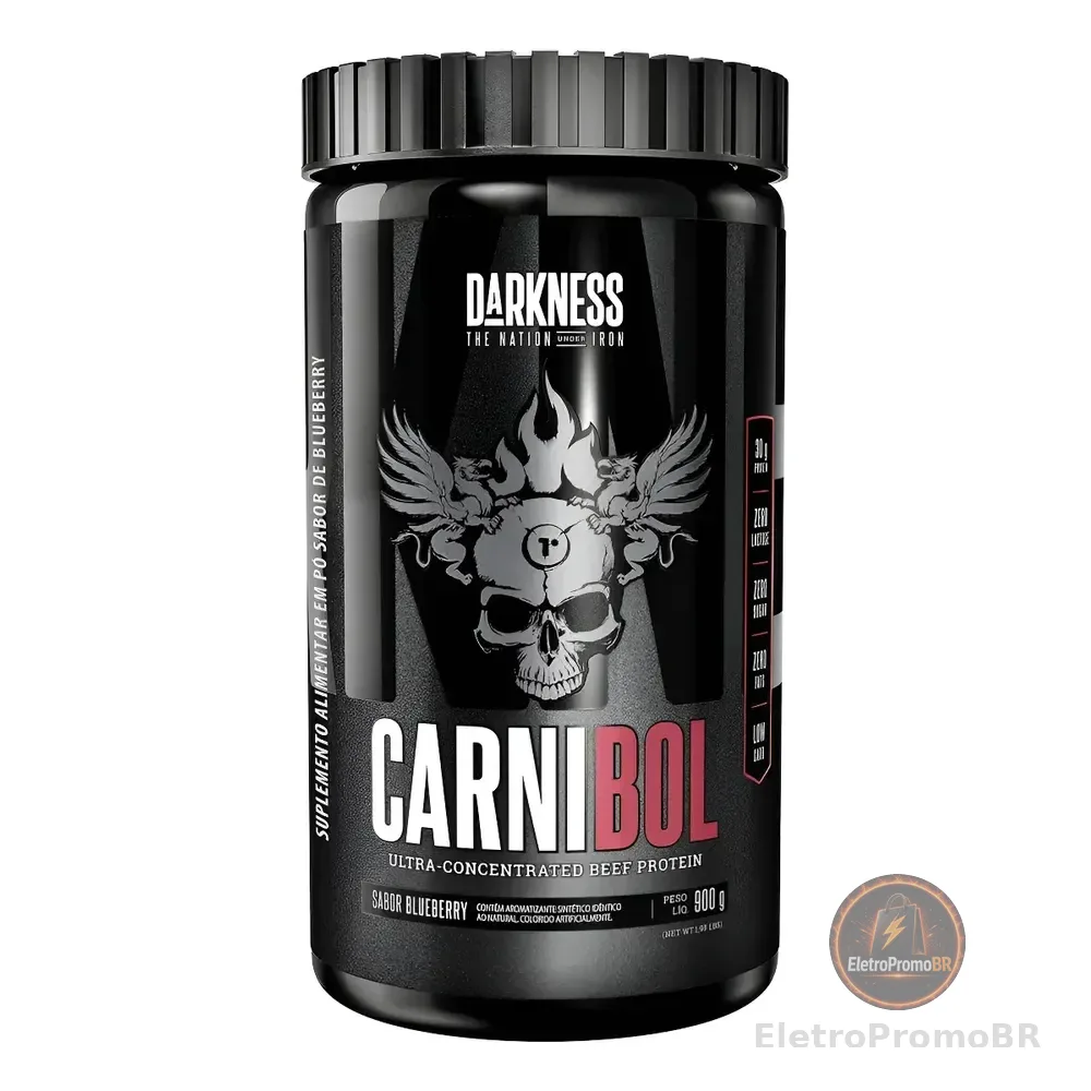 Carnibol Blueberry 900g - Darkness Proteina Isolada Da Carne Blueberry
