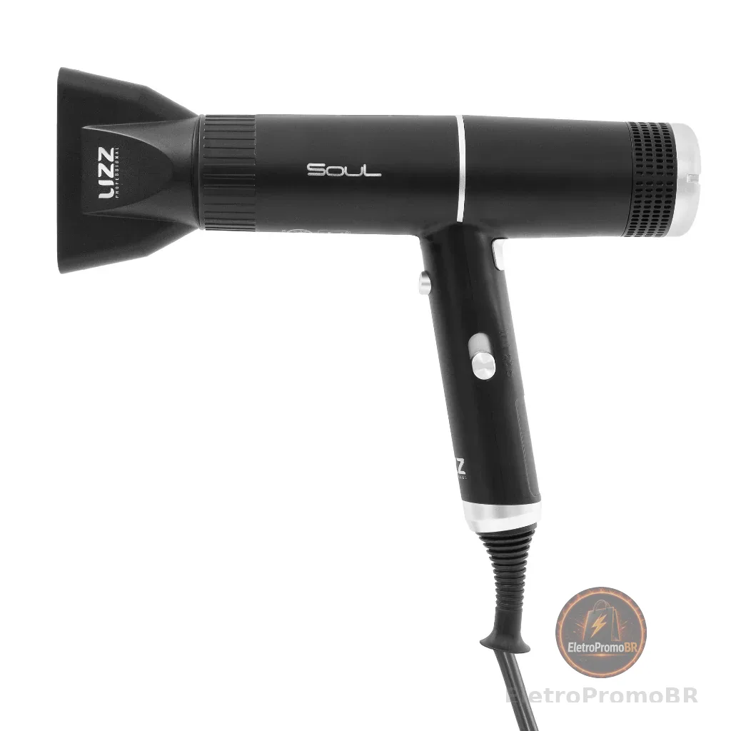Secador Soul Preto (1200W / 1600W) - Lizz Pro