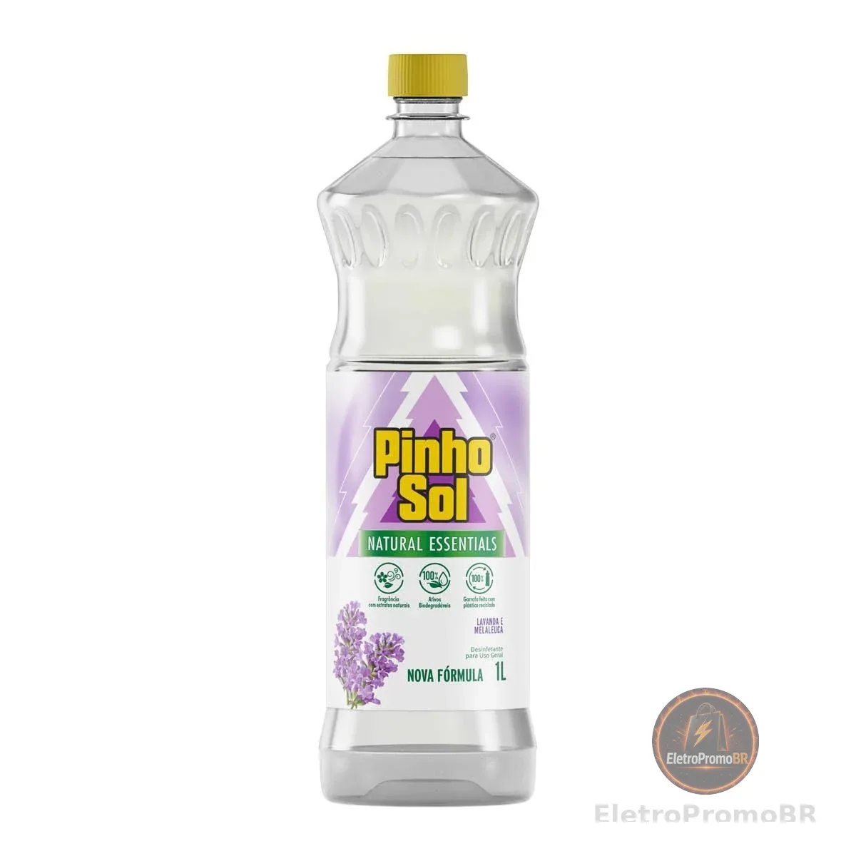 Pinho Sol Desinfetante Naturals Lavanda E Melaleuca 1L