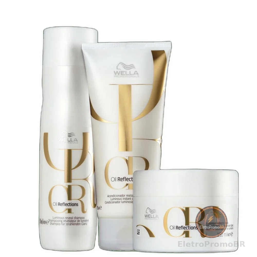 Kit Wella Professionals Oil Reflections Tratamento (3 Produtos)