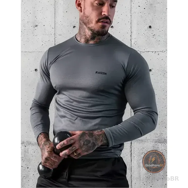 Camiseta Manga Longa Uv Kaizen Masculina