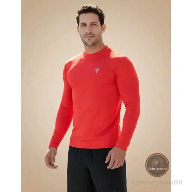 Camisa Termica Maculina Protecao Uv50