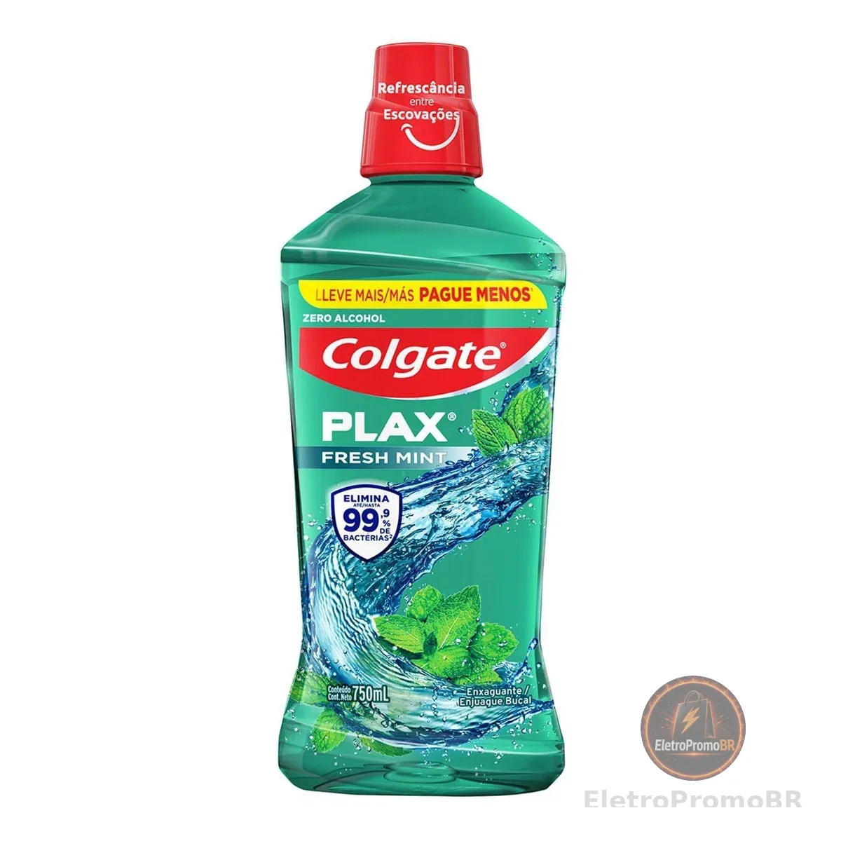 Enxaguante Bucal Colgate Plax Fresh Mint 750ml