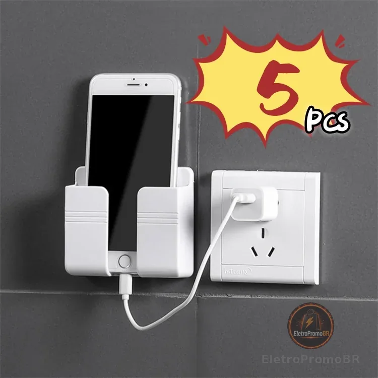 1/2/5 Pcs Adesivo Sem Furos Suporte De Parede Multifuncional Design Caixa De Armazenamento Controle Remoto Multiuso