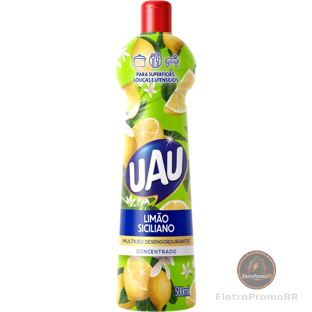 Multiuso UAU desengordurante limão siciliano 500ML