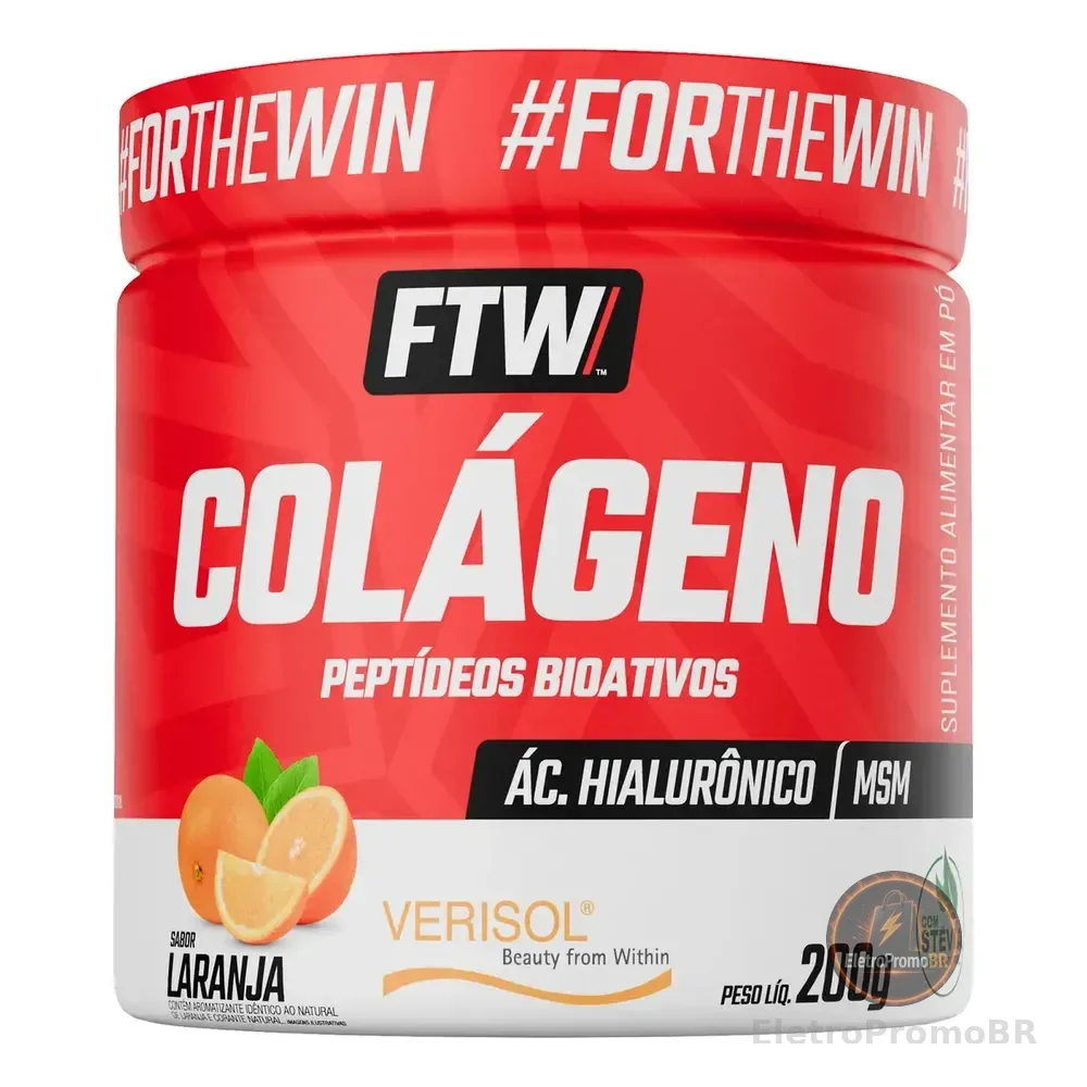 Colágeno Verisol 200g Sabor Laranja - Ftw