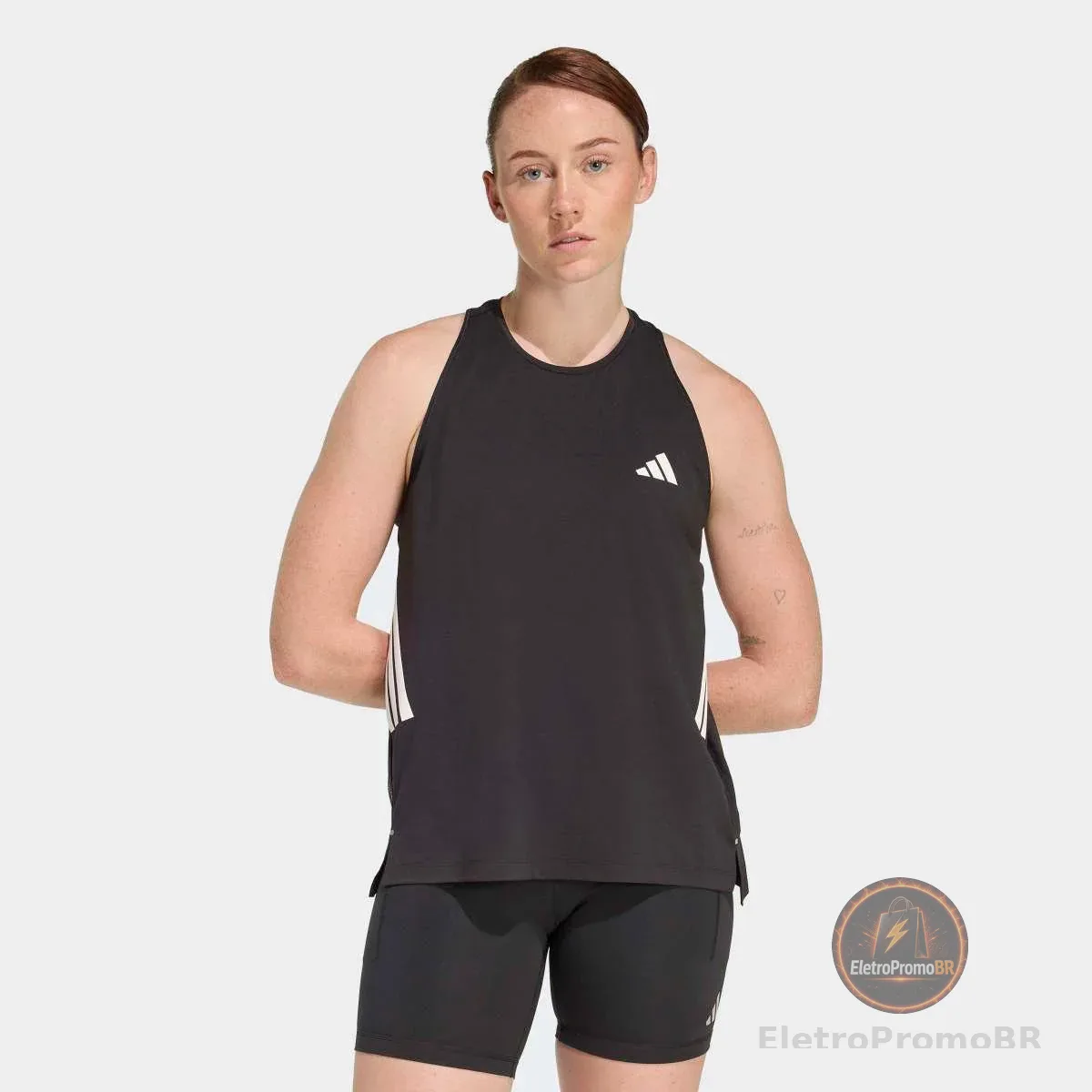Regata Adidas Corrida 3 Listras Feminina