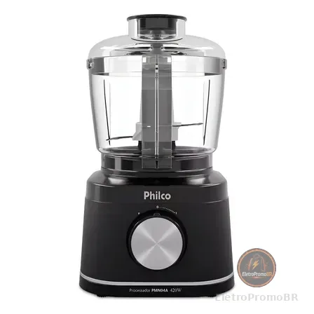 Processador De Alimentos Pmn04a 420w 500ml Philco Preto 110v