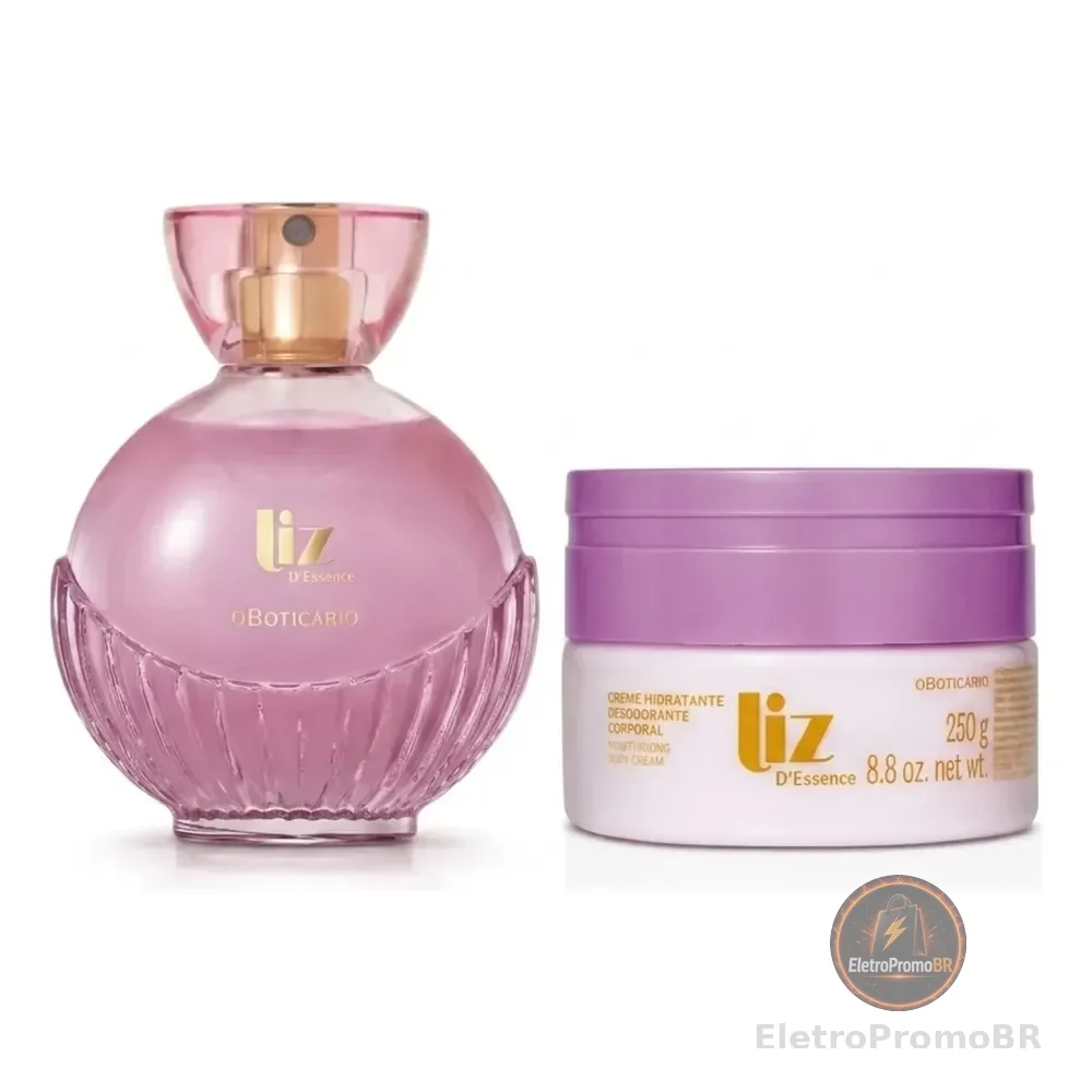 Combo Liz Dessence: Desodorante Colônia 100ml + Creme Hidra