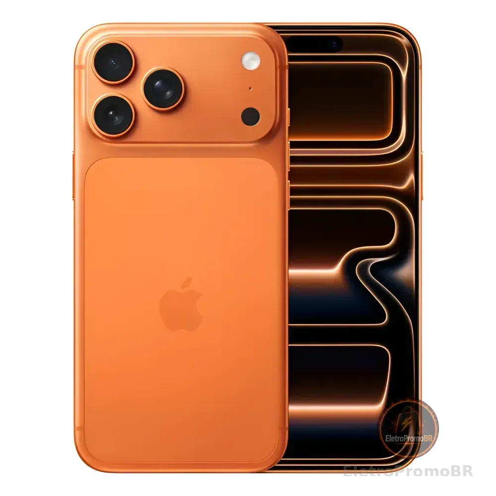 iPhone 17 Pro Max 256gb - Laranja-cósmico - Distribuidor Autorizado