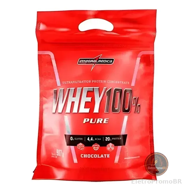 Whey 100% Pure 907g Integralmedica Refil