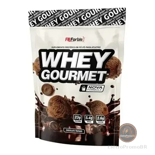 Whey Protein Fn Forbis Gourmet 900g 25g Proteínas Sabor Chocolate Trufado
