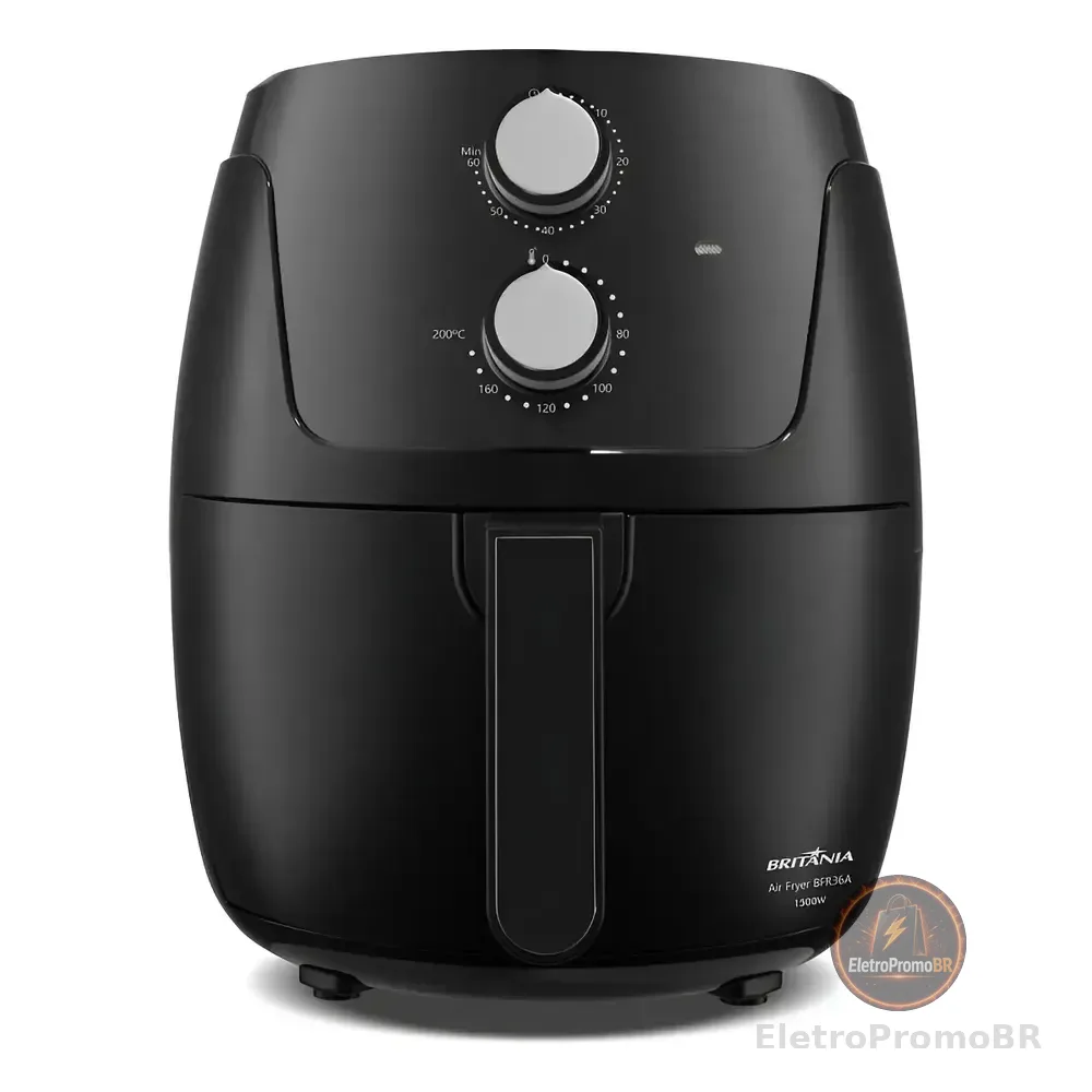 Fritadeira Elétrica Britânia Bfr36a Silverstone 4,2l 1500w - Preto 220v
