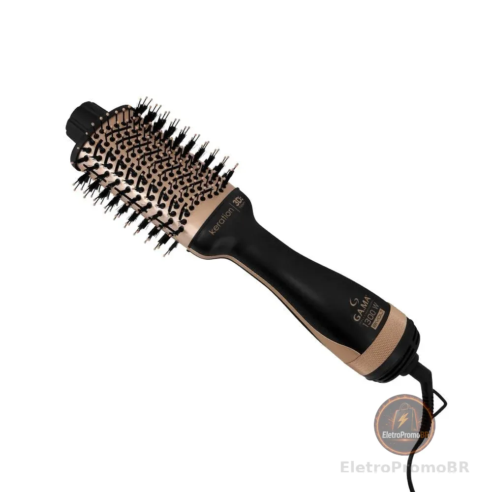 GA.MA ITALY Escova Secadora Stylish Keration Brush 3D Bivolt