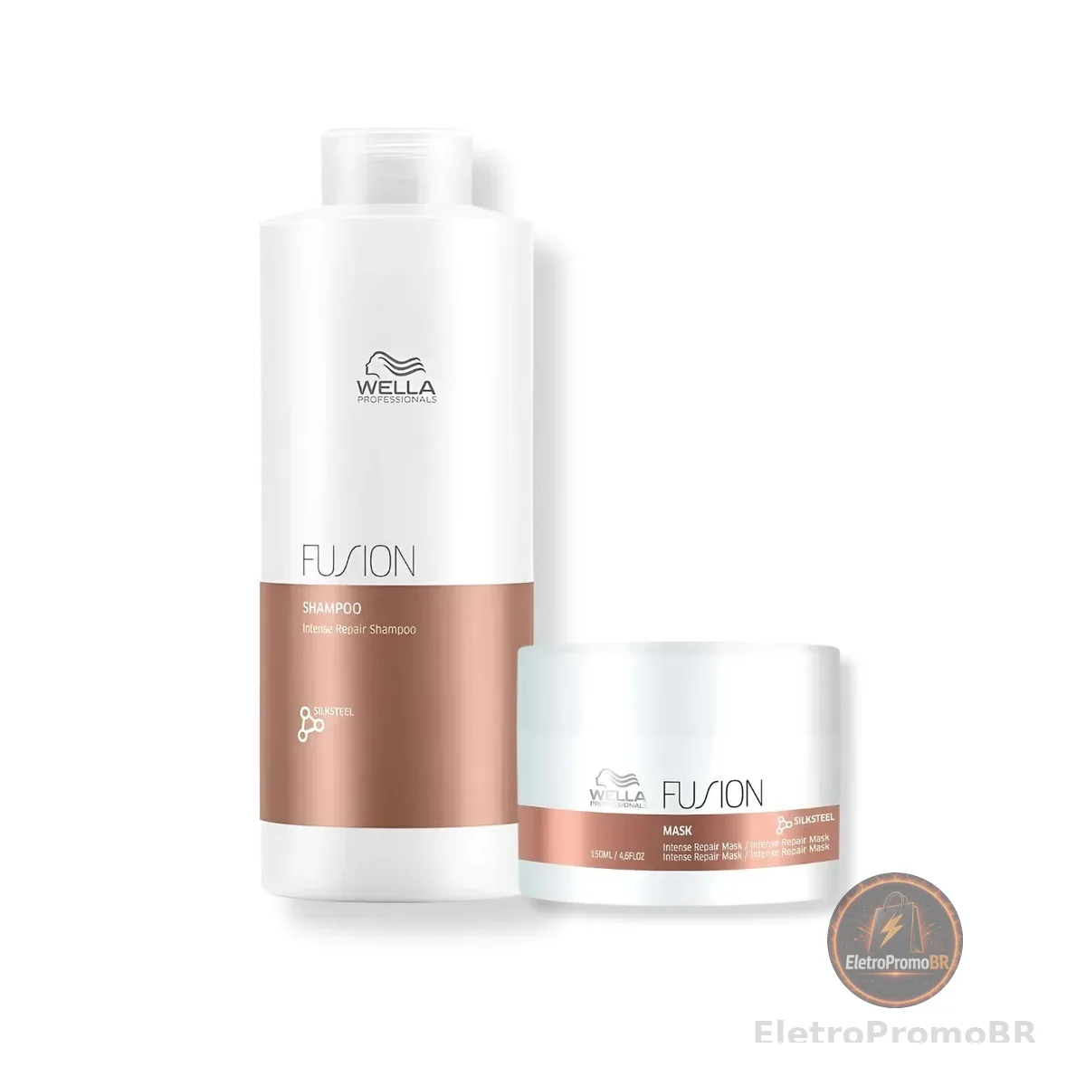 Kit Wella Professionals Fusion - Shampoo 1L e Máscara 150ml