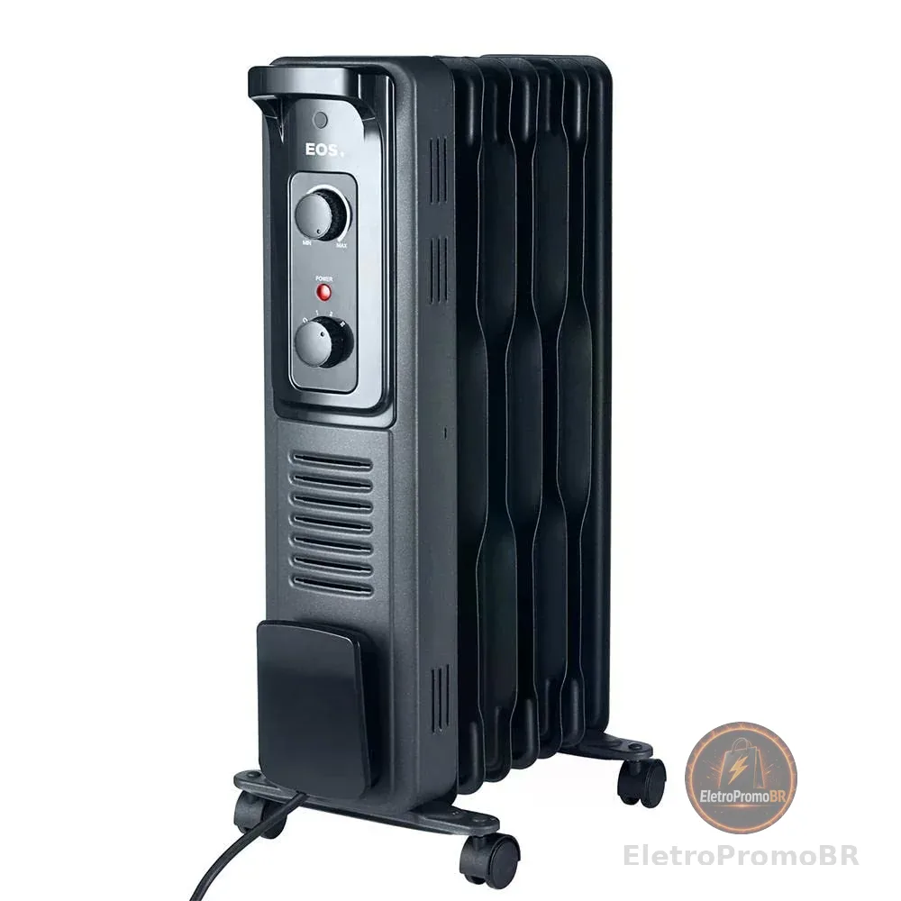 Aquecedor Elétrico a Óleo Eos Comfort Heat Eaq02o 1500w Preto 220v