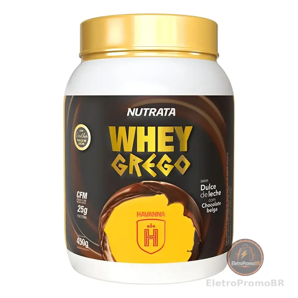 Whey Grego - 450g Dulce De Leche Com Chocolate Belga Havanna Dulce De Leche Com Chocolate Belga