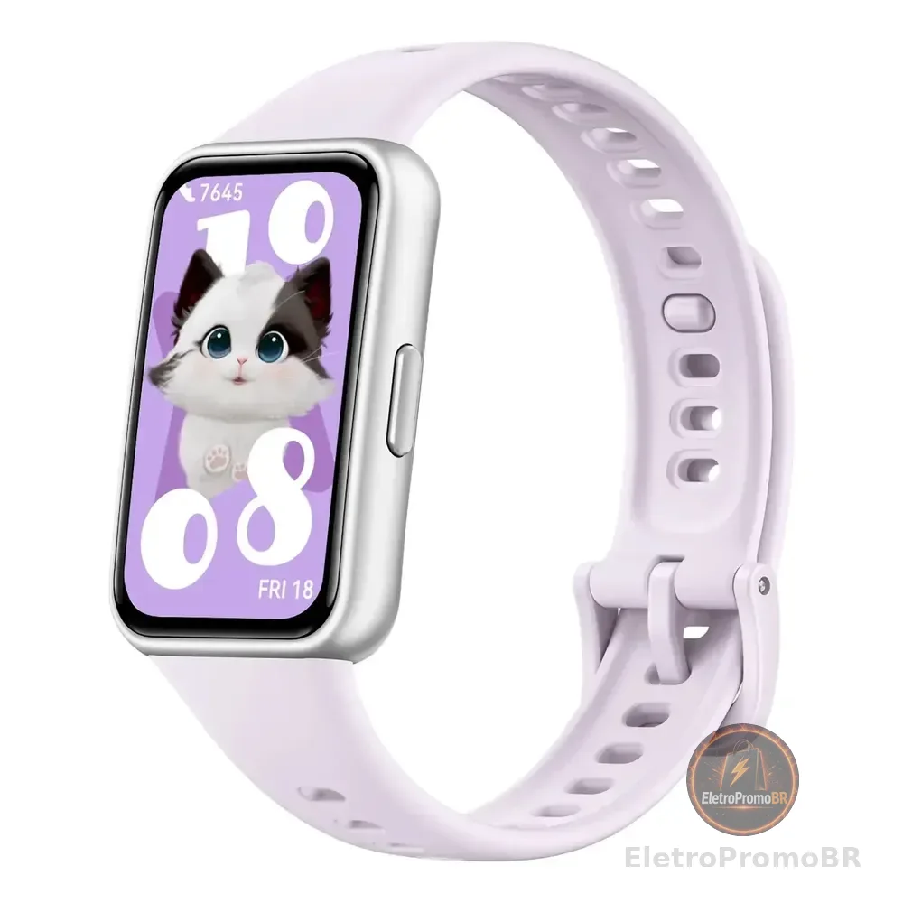 Smartwatch Huawei Band 11 Tela Amoled De 1,62  Bateria Com Autonomia De Até 14 Dias Monitoramento Aprimorado Do Sono... Prateado Esportivo