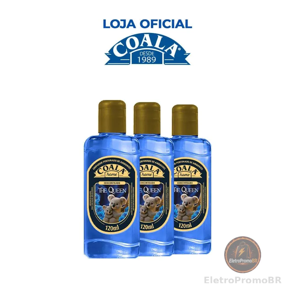 Combo 3 Limpadores Perfumados de Ambientes Coala - The Queen