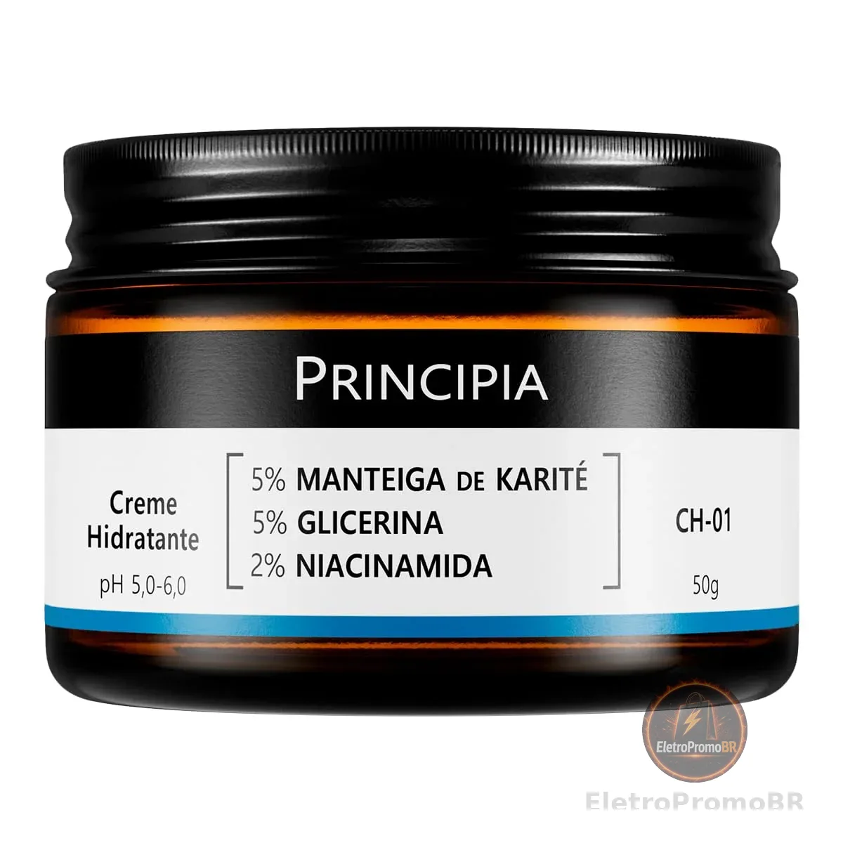 Creme Hidratante Facial 5% Manteiga de Karité + 5% Glicerina + 2% Niacinamida CH-01 com 50g