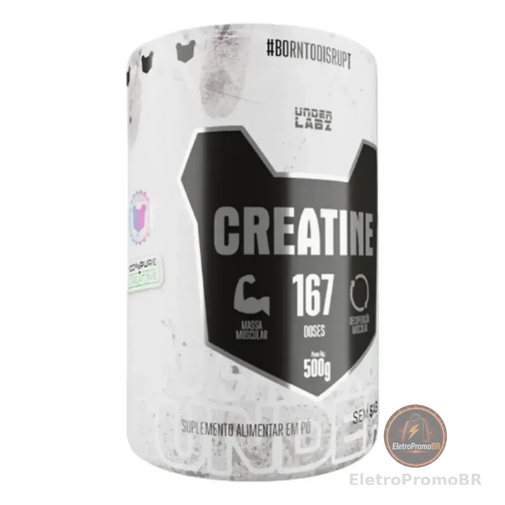 Creatine Borntodisrupt Pote Com 500g Under Labz Sem Sabor