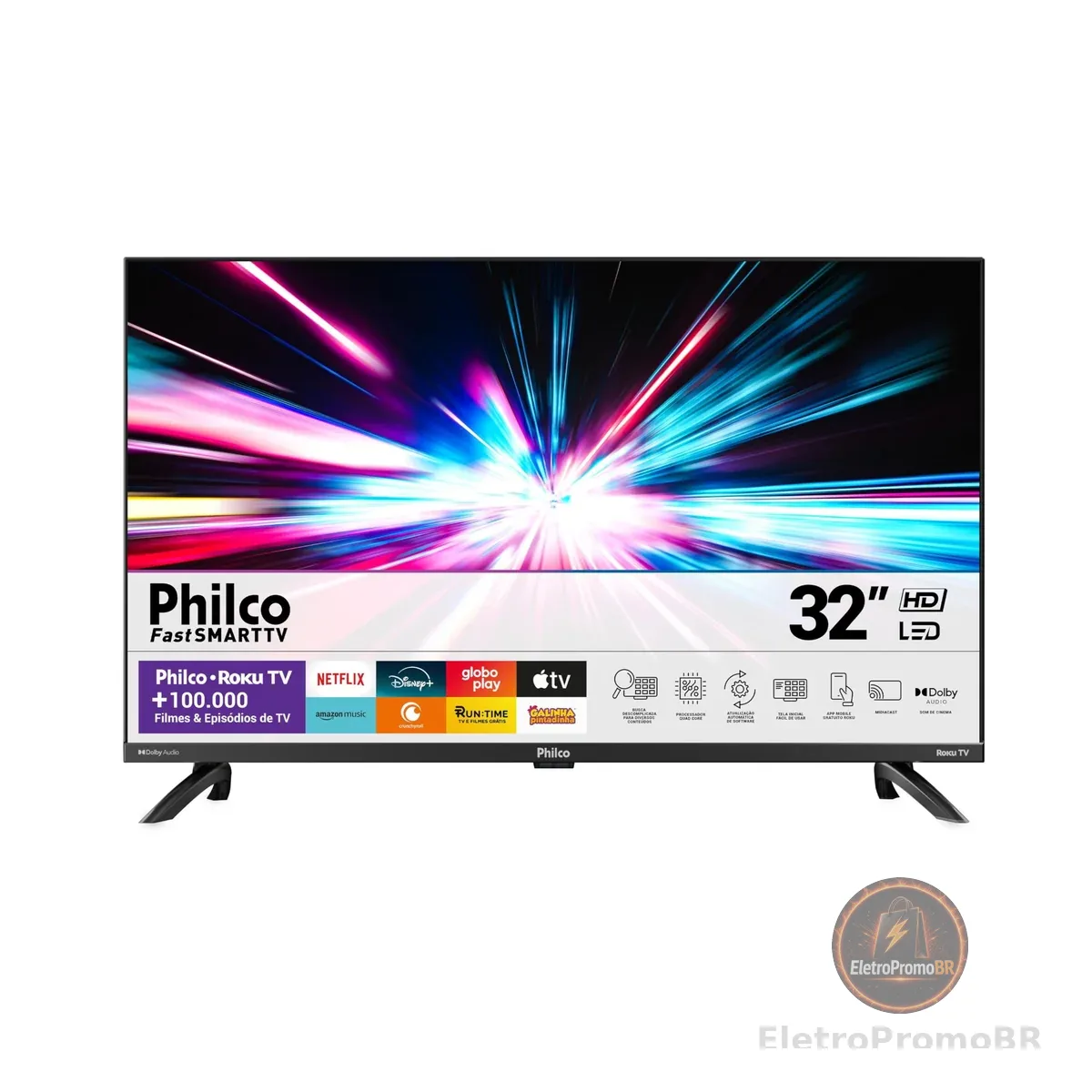 Smart TV 32” Philco LED Roku TV PTV32G7PR2CGB
