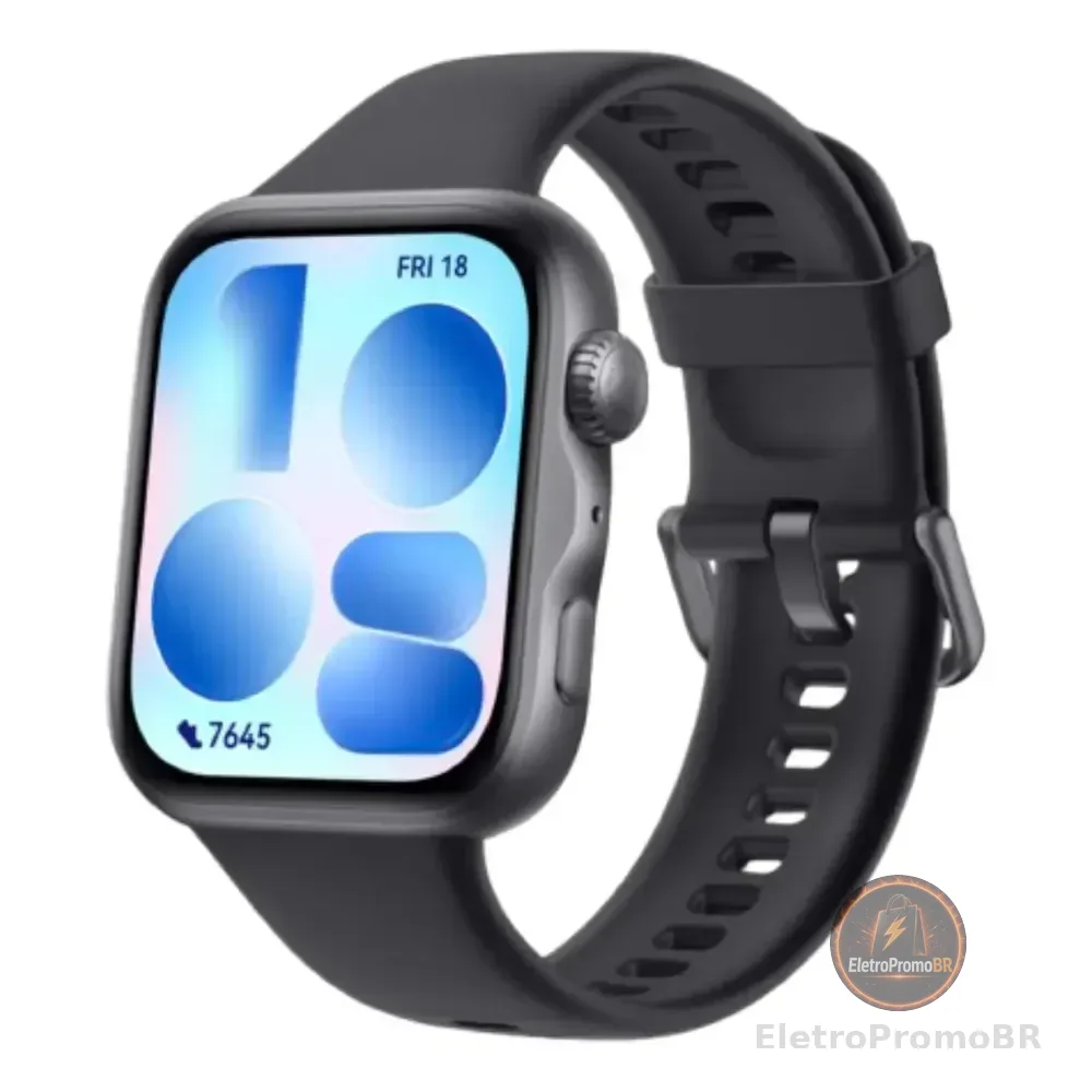 Smartwatch Huawei Watch Fit 5 Amoled De 182  Design Leve Mini Treino Bateria Com Até 10 Dias 64 Gb Gerenciamento... Alumínio Esportivo