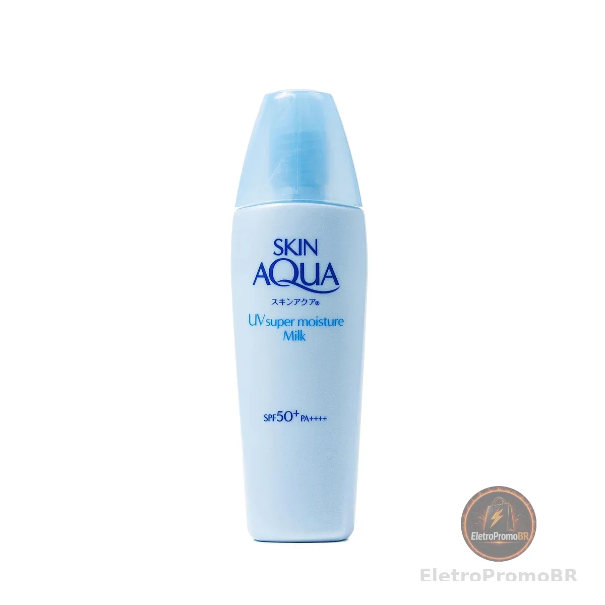 SKIN AQUA® Super Moisture Milk 40g - Protetor Solar Facial sem cor FPS50 com Ácido Hialurônico e Textura Leve