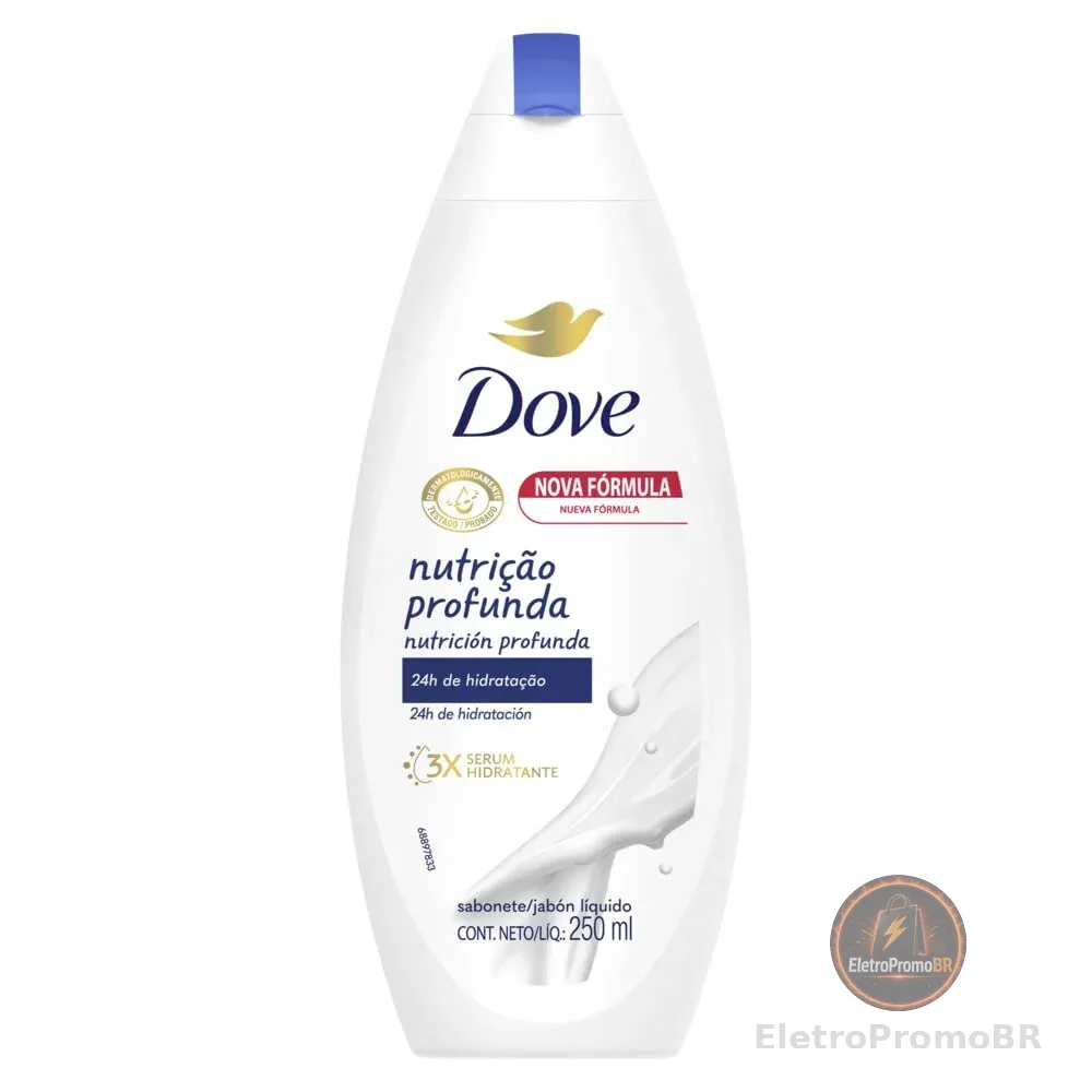 Dove Sabonete Líquido Nutrição Profunda 250ml