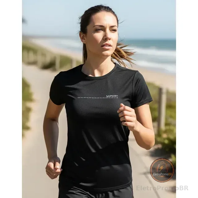 Camiseta Lupo Feminina Proteção Solar Uv50+ Sport Basica