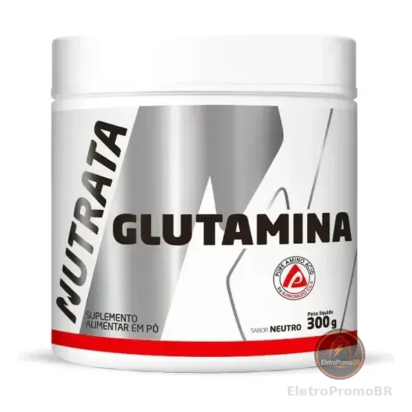 Suplemento Alimentar Glutamina Up Day 300g Neutro Nutrata Sem Sabor
