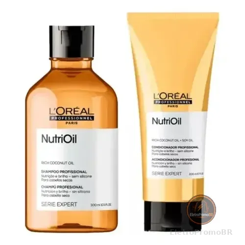 Kit L´oréal Nutrioil Shampoo 300ml Condicionador 200ml