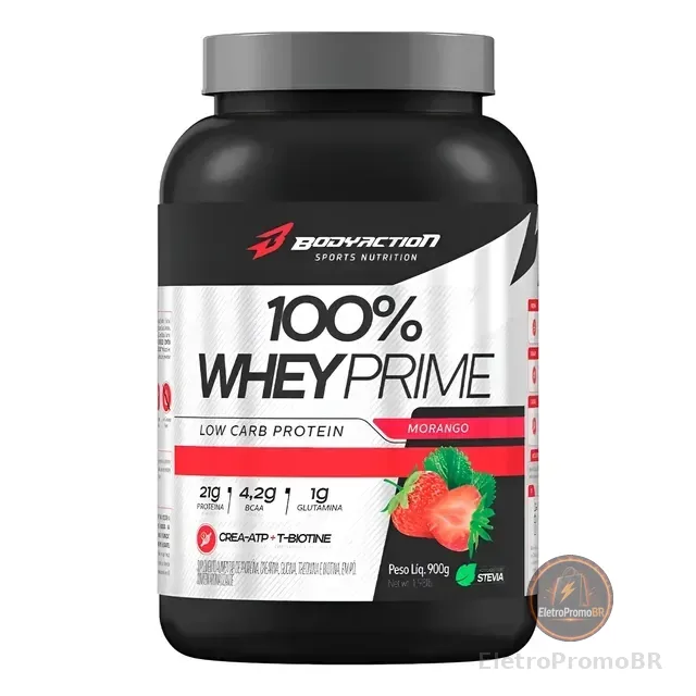 100% Whey Prime Pote 900g Bodyaction