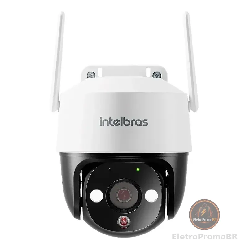 Câmera Inteligente Im7 + 3mp De Resolução Branca Intelbras Branco