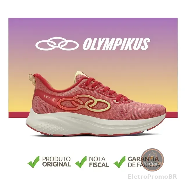 Tênis Olympikus Swift 5 Esportivo Feminino Original
