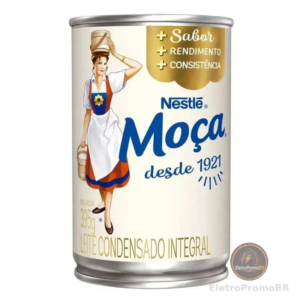 Nestlé Moça Leite Condensado Integral Lata 395gr