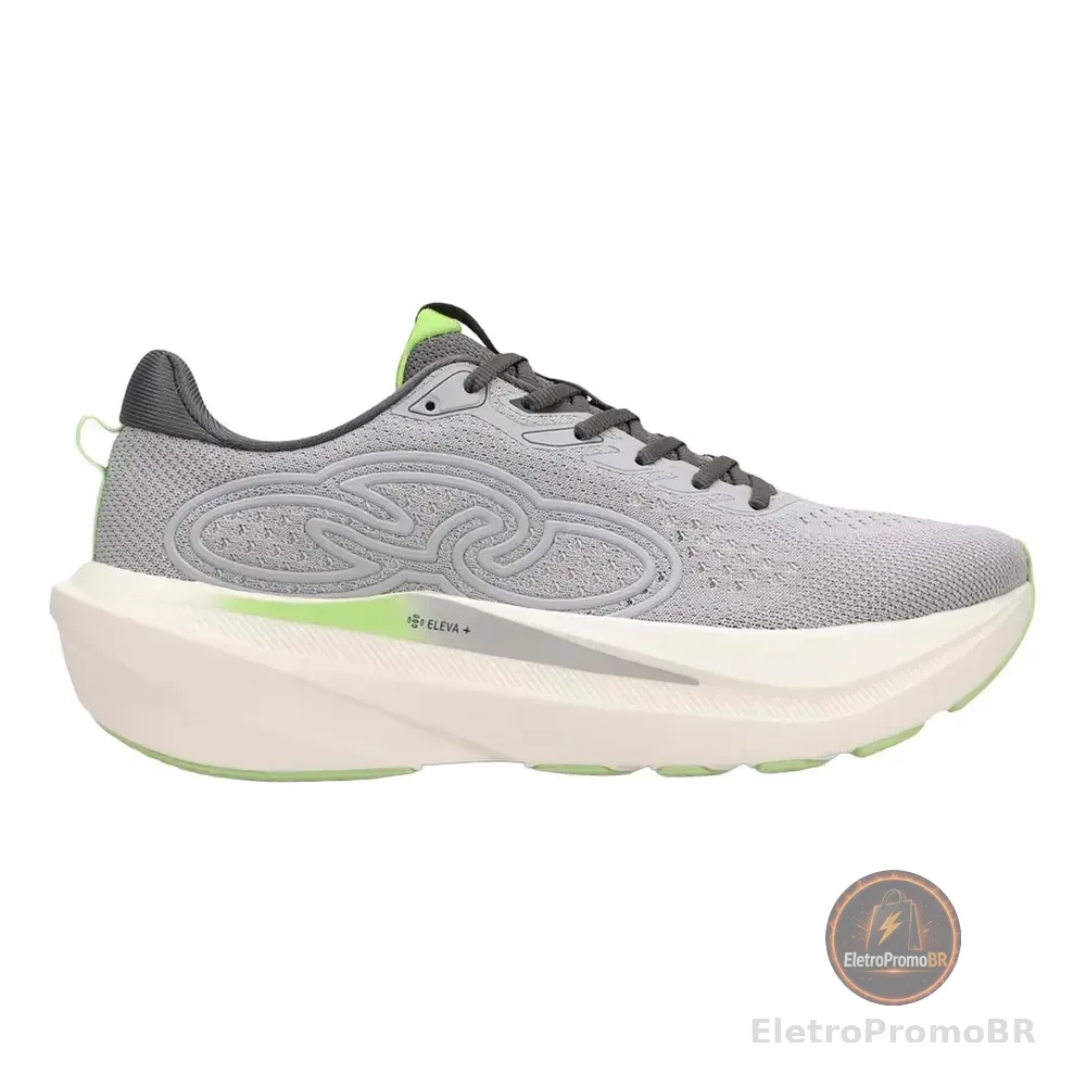 Tênis Masculino De Corrida Nuvem Respirável - Olympikus Cinza 37 Br