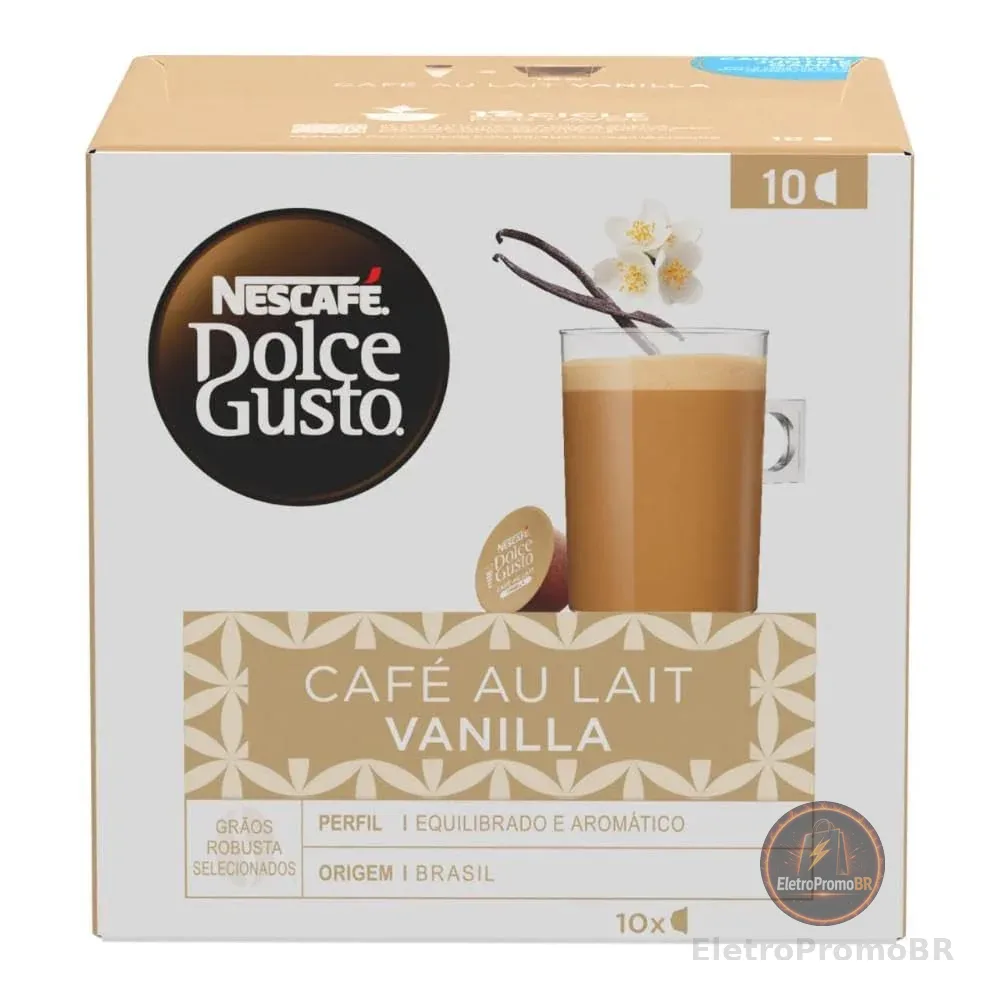 Cápsula Nescafé Dolce Gusto Café AU Lait Vanilla c/10 110g