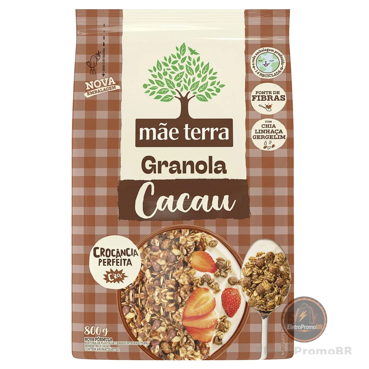 Mãe Terra Granola Cacau 800G
