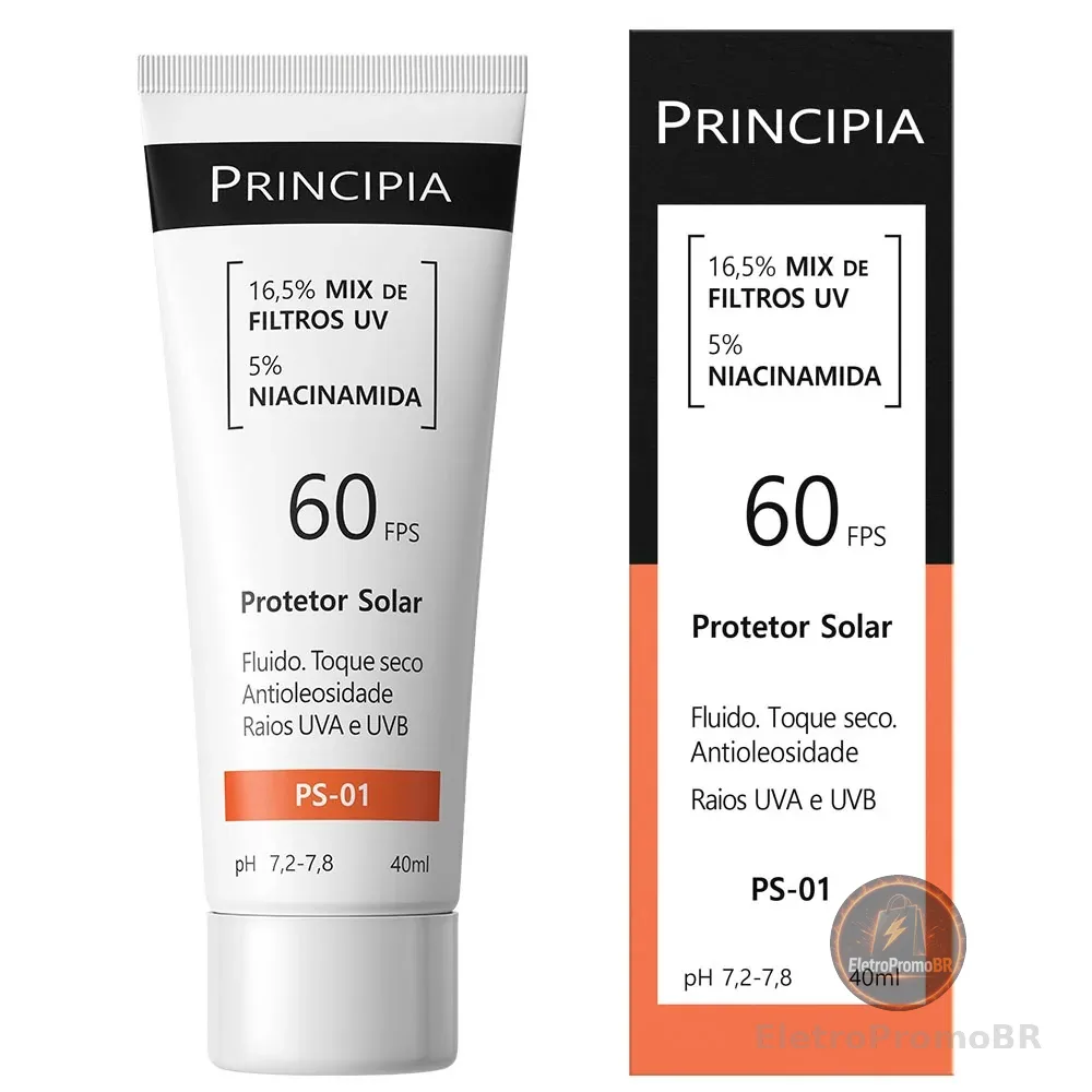 Protetor Solar Facial PS-01 FPS 60 Principia