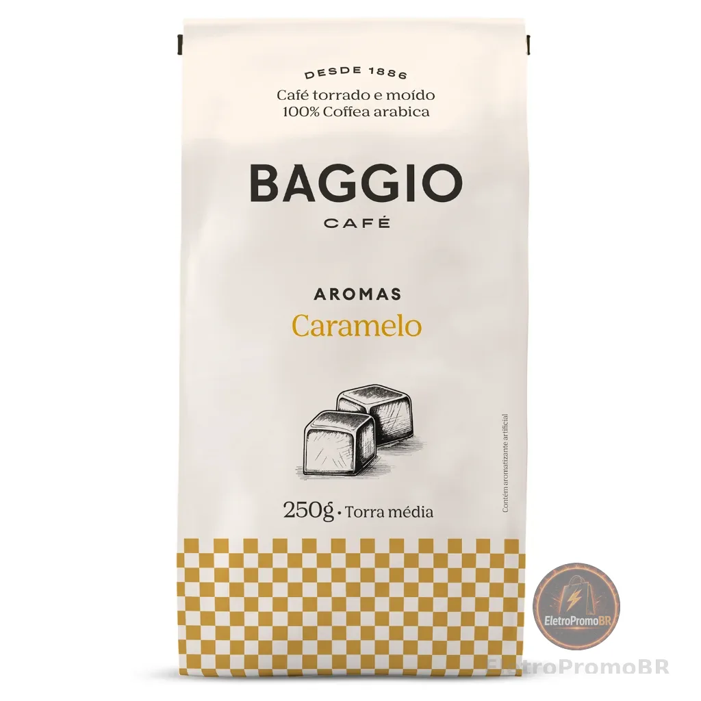 Café Torrado E Moído Caramelo Baggio Pacote 250g
