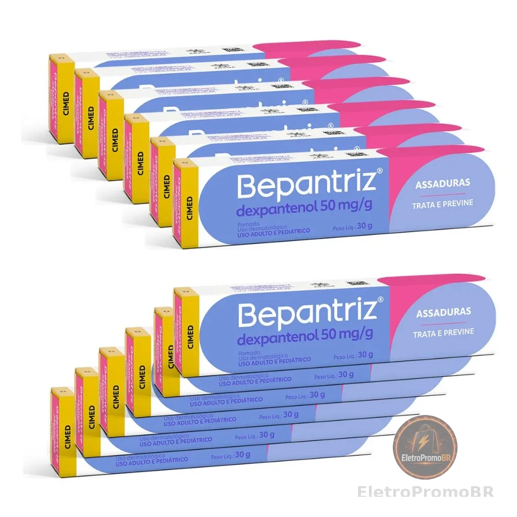 Kit 12 Unidades - Bepantriz Pomada 30g