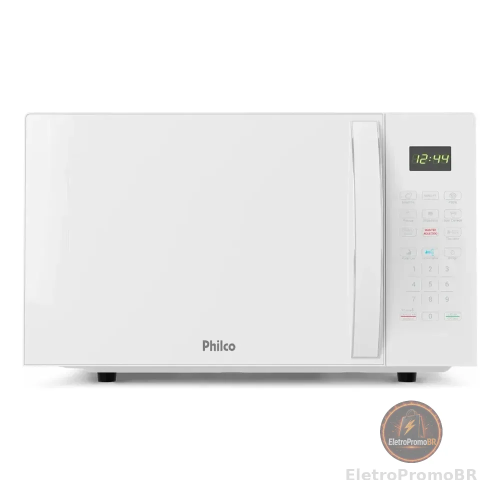 Micro-ondas 33l Philco Limpa Fácil Branco 1400w 127v Pmo38b