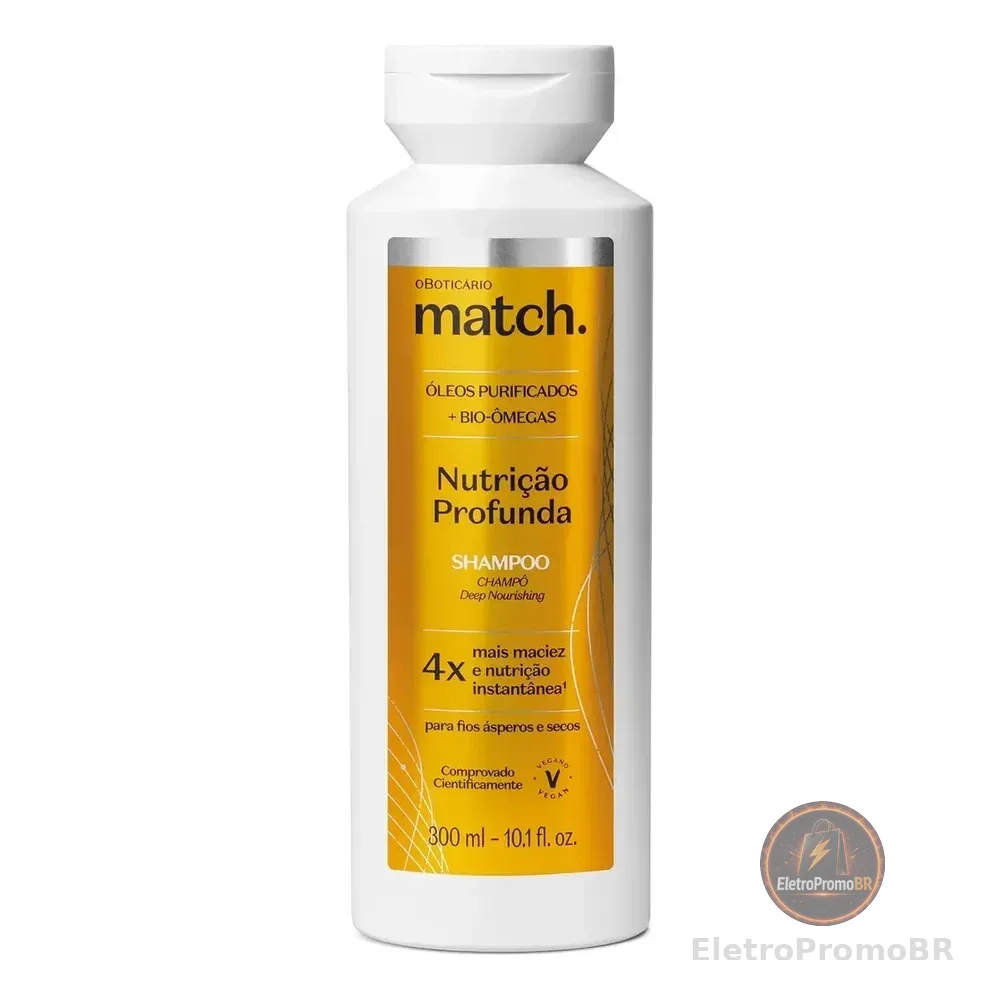 O Boticário Match Nutrição Profunda Shampoo 300ml