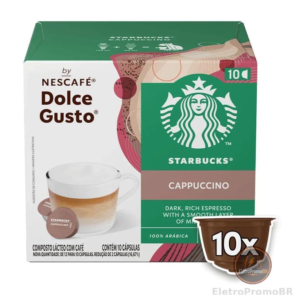 Starbucks Cappuccino by NESCAFÉ Dolce Gusto - 10 Cápsulas