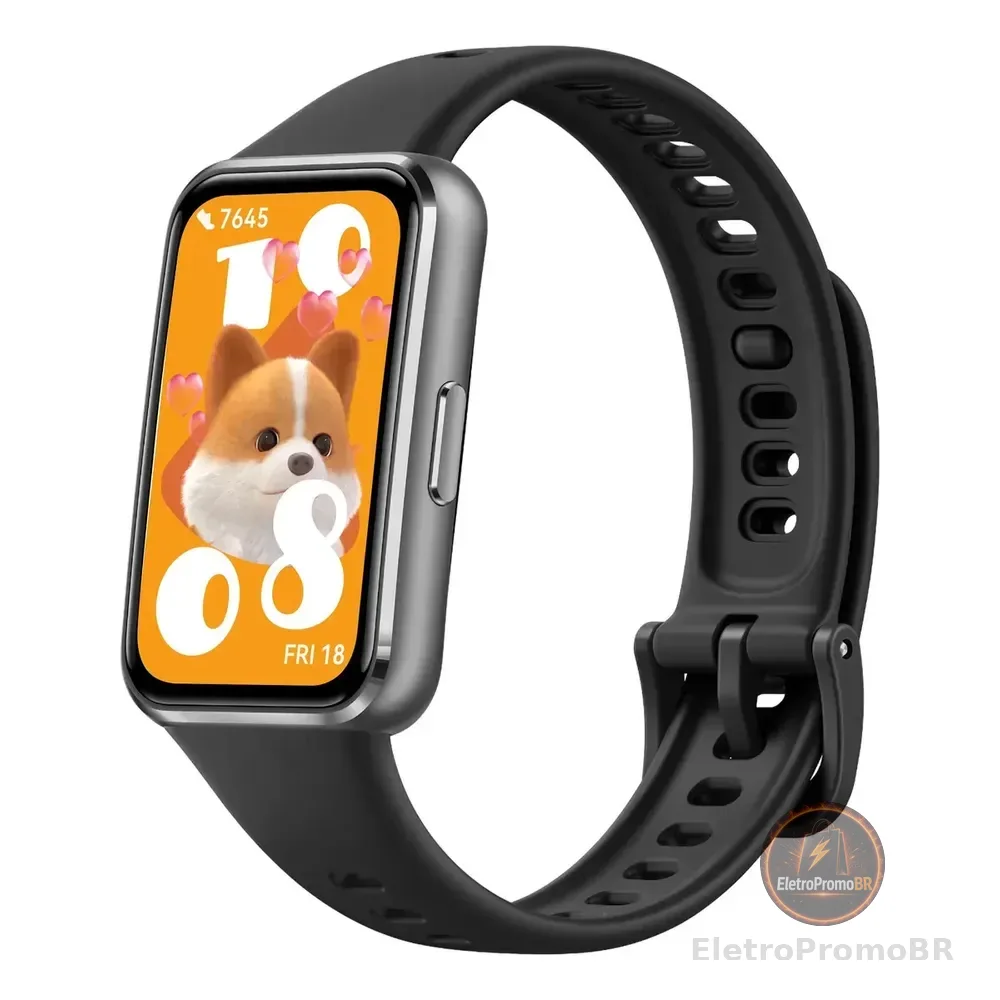 Smartwatch Huawei Band 11 Tela Amoled De 162  Bateria De Até 14 Dias Monitoramento Aprimorado Do Sono Bem-estar... Esportivo Cinza-escuro