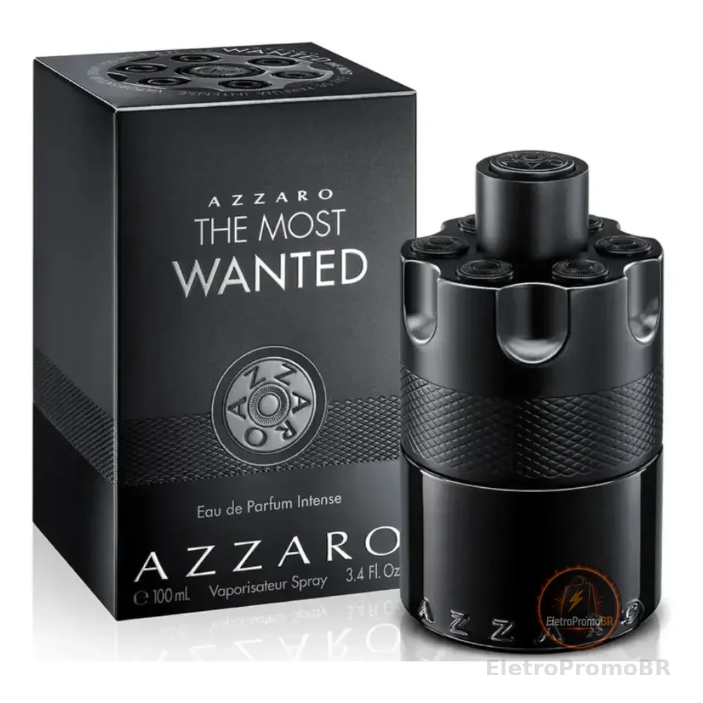 Perfume Azzaro The Most Wanted 100ml Masculino Eau De Parfum Intense Marcante Sedutor E Poderoso O Mais Vendido