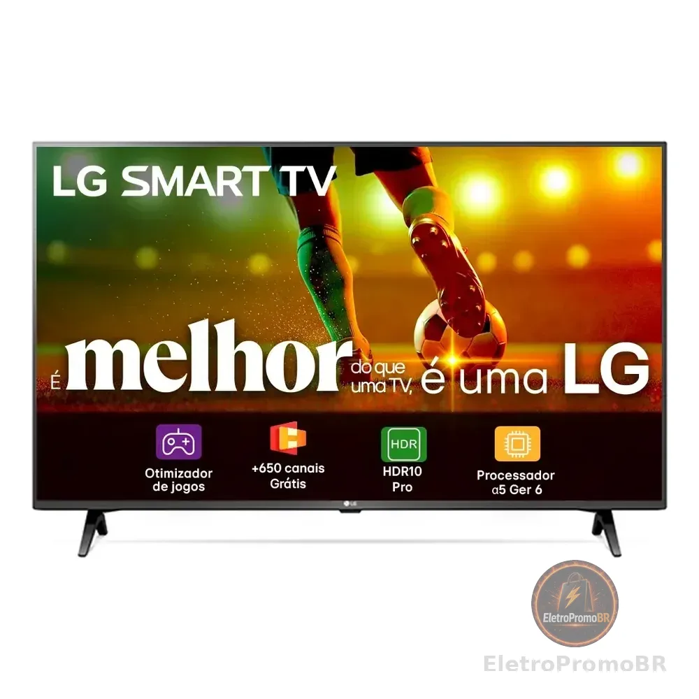 Smart Tv LG 43 Full Hd, Processador A5 Ger6, Ai, Alexa E Webos 23 - 43lr6700psa